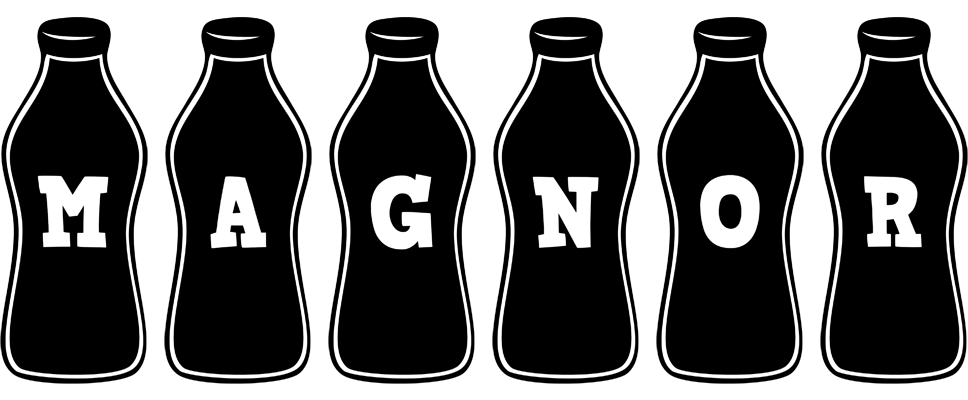 Magnor bottle logo