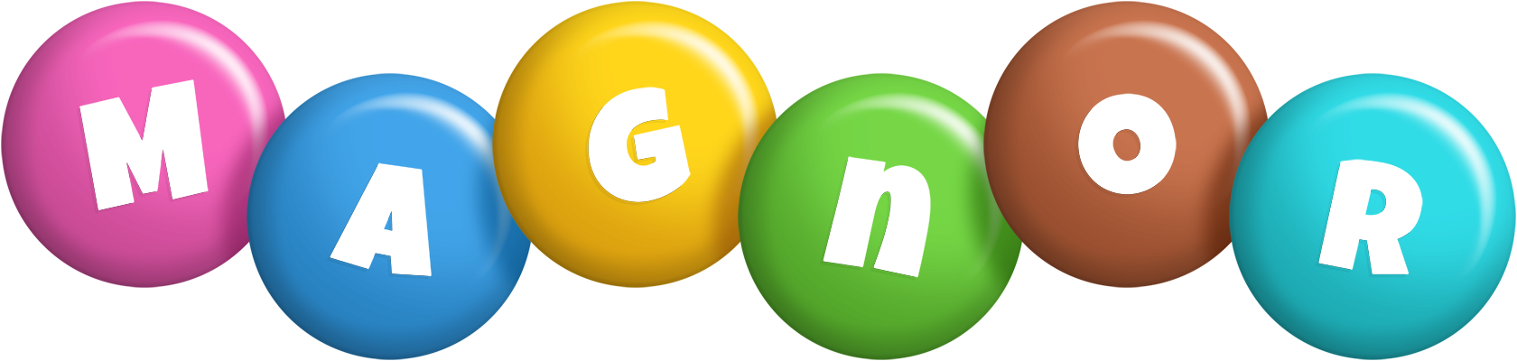 Magnor candy logo