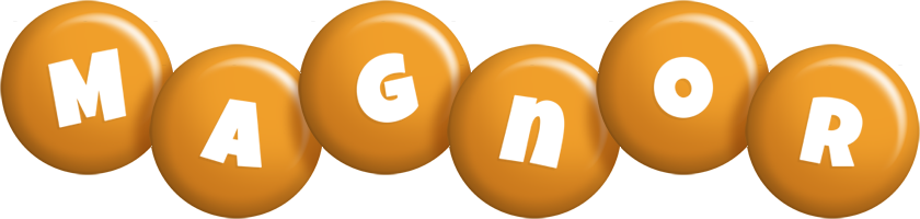 Magnor candy-orange logo