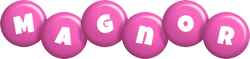 Magnor candy-pink logo