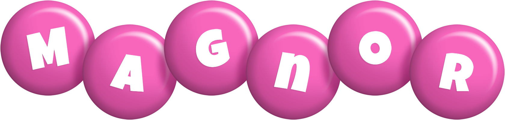 Magnor candy-pink logo