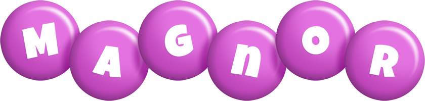 Magnor candy-purple logo