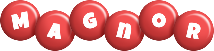 Magnor candy-red logo