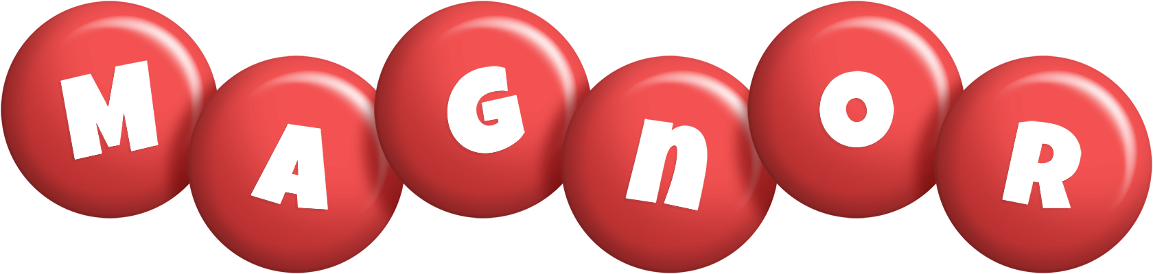 Magnor candy-red logo