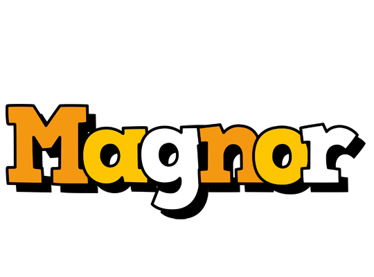 Magnor cartoon logo