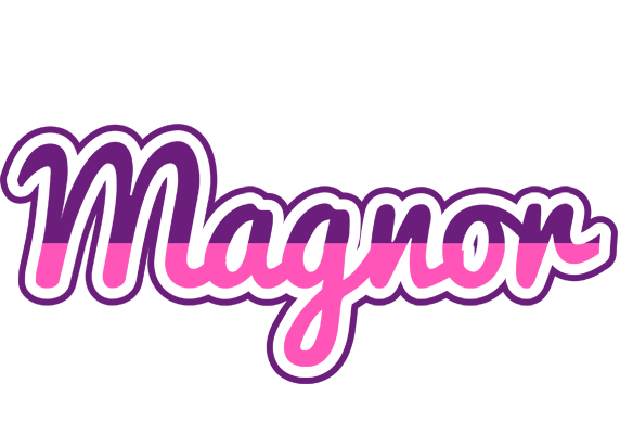 Magnor cheerful logo