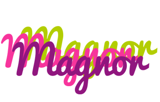 Magnor flowers logo