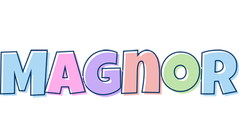 Magnor pastel logo