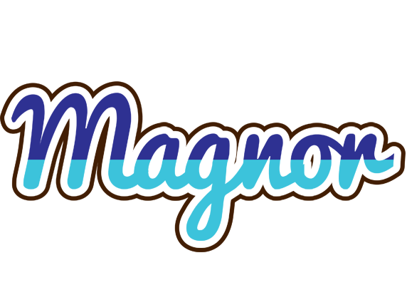 Magnor raining logo