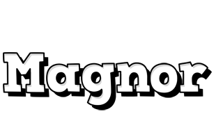 Magnor snowing logo