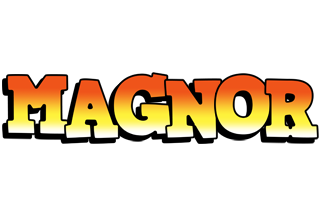 Magnor sunset logo