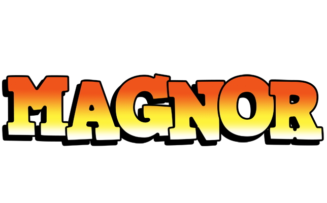 Magnor sunset logo