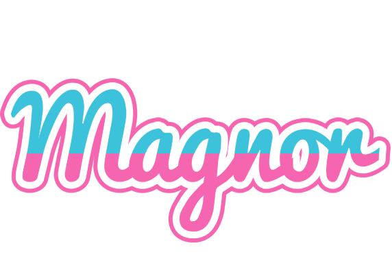 Magnor woman logo