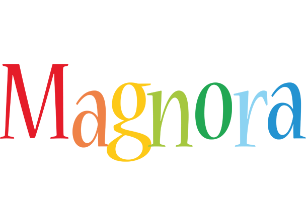 Magnora birthday logo
