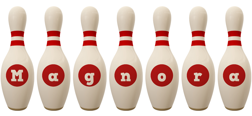 Magnora bowling-pin logo