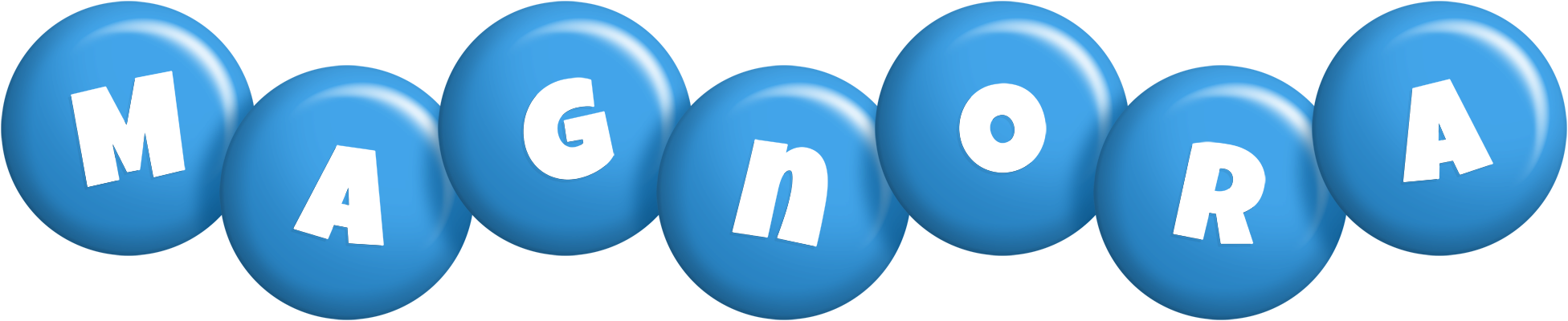 Magnora candy-blue logo