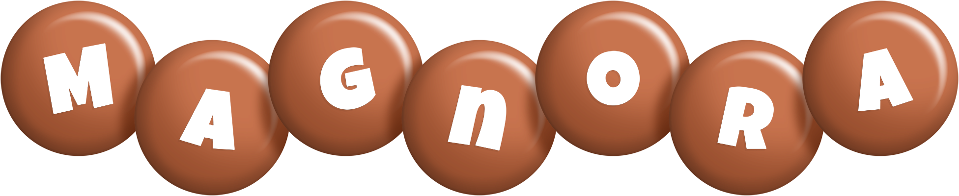 Magnora candy-brown logo
