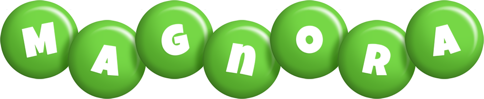 Magnora candy-green logo