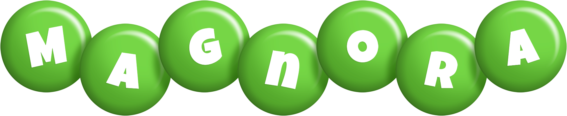 Magnora candy-green logo