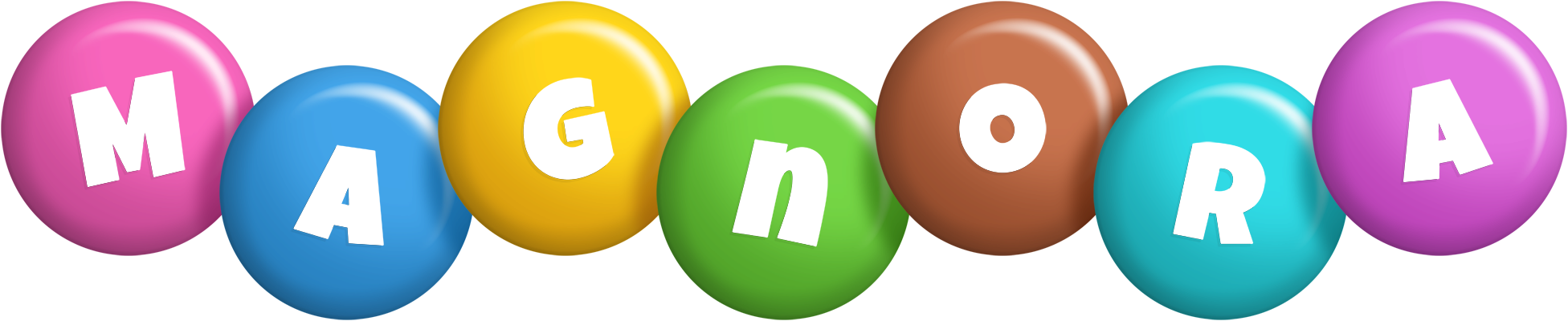 Magnora candy logo