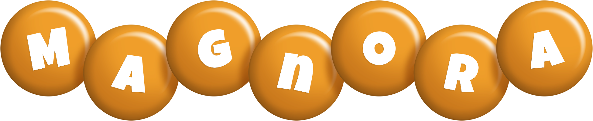 Magnora candy-orange logo