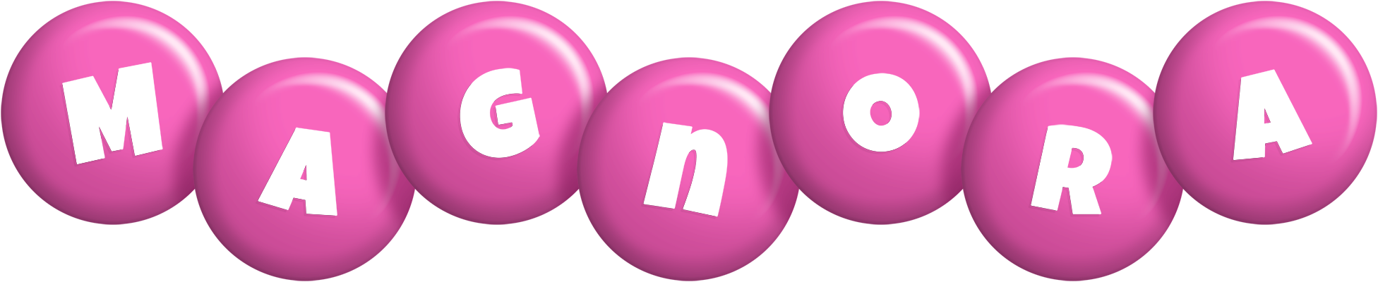 Magnora candy-pink logo
