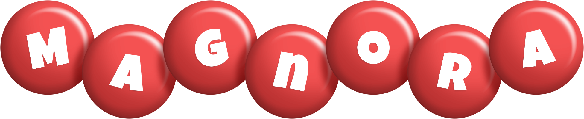 Magnora candy-red logo