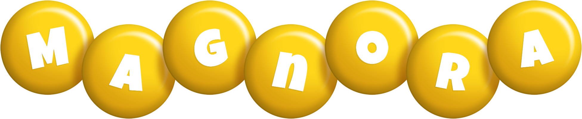 Magnora candy-yellow logo