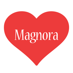 Magnora love logo