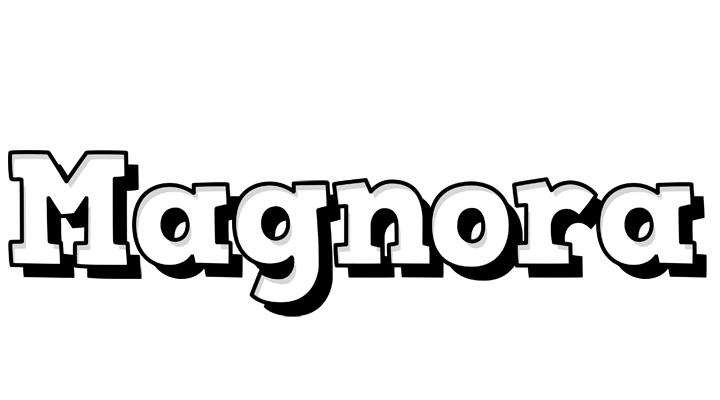 Magnora snowing logo