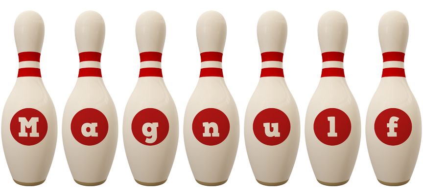 Magnulf bowling-pin logo