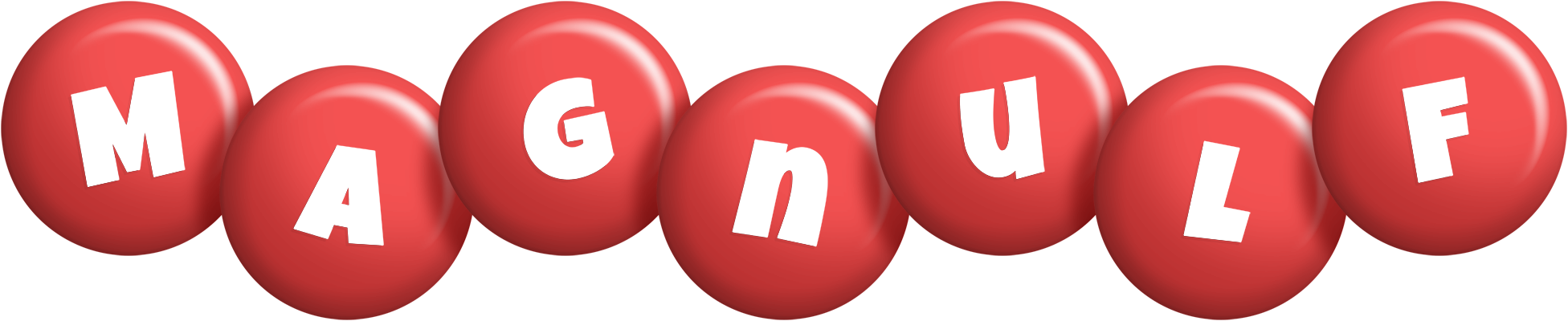 Magnulf candy-red logo