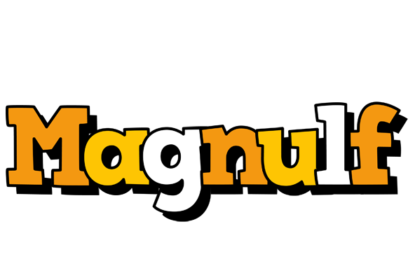 Magnulf cartoon logo