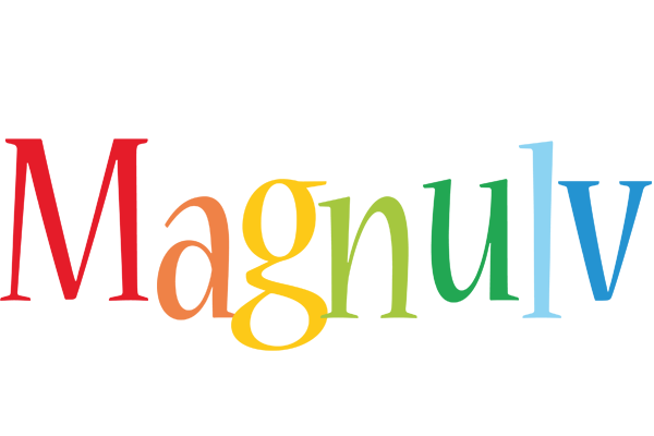 Magnulv birthday logo