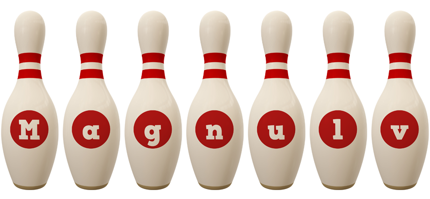 Magnulv bowling-pin logo