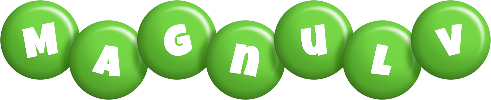 Magnulv candy-green logo