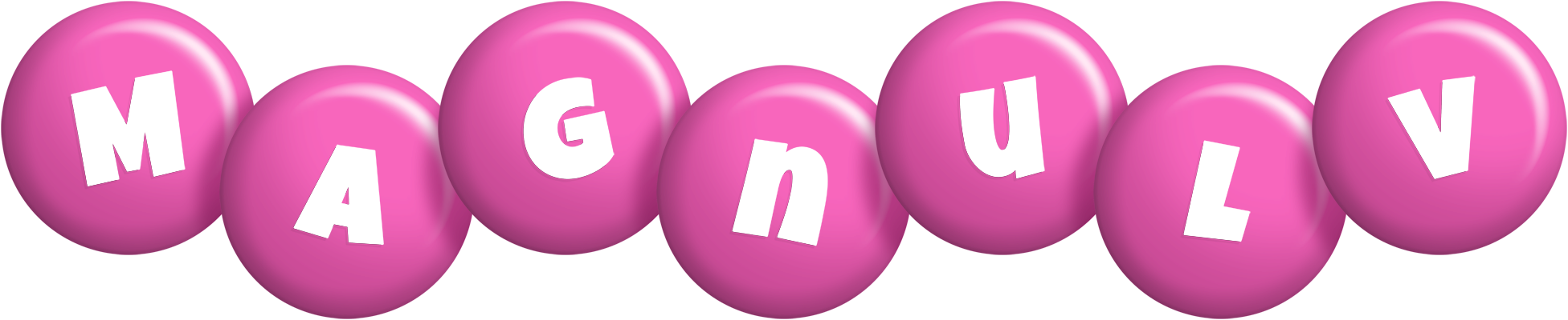 Magnulv candy-pink logo