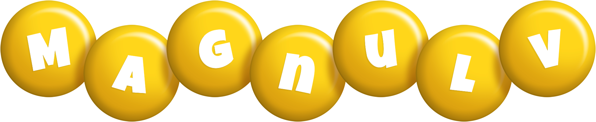 Magnulv candy-yellow logo