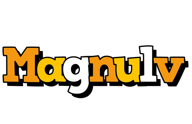 Magnulv cartoon logo