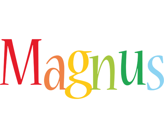 Magnus birthday logo