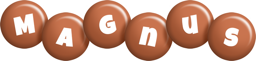 Magnus candy-brown logo
