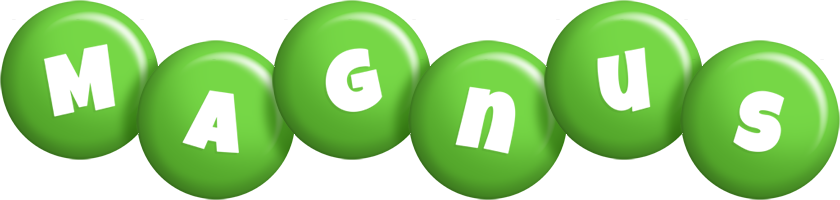 Magnus candy-green logo