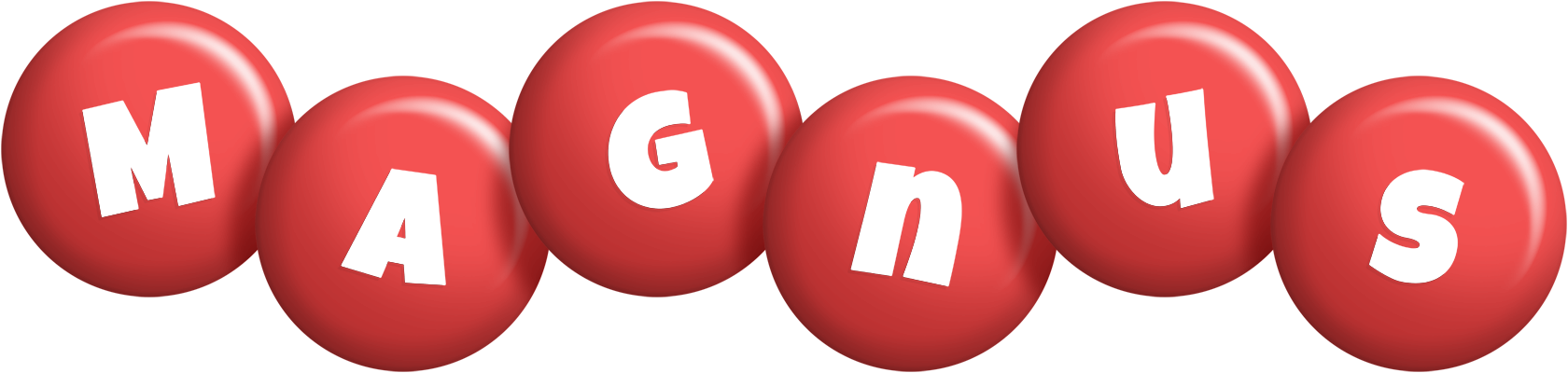 Magnus candy-red logo
