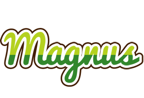 Magnus golfing logo