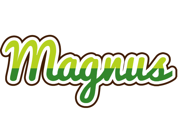 Magnus golfing logo