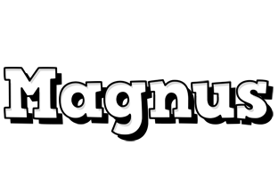 Magnus snowing logo