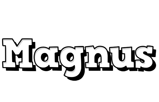 Magnus snowing logo