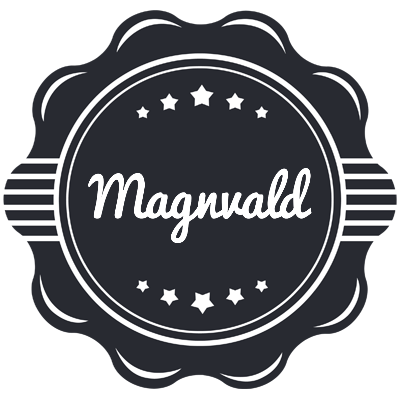 Magnvald badge logo