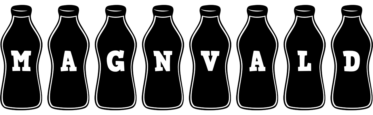 Magnvald bottle logo