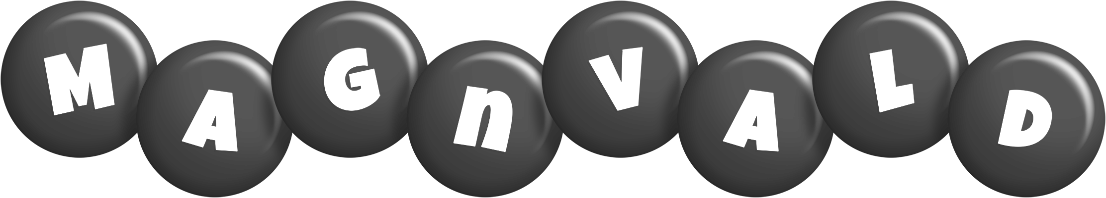 Magnvald candy-black logo